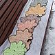 Лист кленовый. Вязаный. Пуховый плед. Элементы интерьера. Татьяна (gamma). Ярмарка Мастеров.  Фото №7