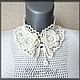 The collar stand is 'White marshmallow'. Collars. CROCHET OLGA RICH. My Livemaster. Фото №6