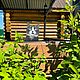 Заказать Фигурка садовая из металла "Котик", 17*20 см. Arno Metal Decor. Ярмарка Мастеров. . Фигуры садовые Фото №3