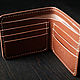 Men's wallet purse BIFOLD brown. Wallets. odalgoods (odalgoods). My Livemaster. Фото №4