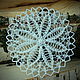 Decorative napkins: Snowflake spokes. Doilies. Kruzhevnoe. Online shopping on My Livemaster.  Фото №2