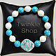 Bracelet made of turquoise and agate art.00425 Price: 790 roubles
