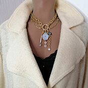 Украшения handmade. Livemaster - original item Necklace: made of chains with pendants 