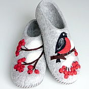 Обувь ручной работы handmade. Livemaster - original item Women`s felted Slippers from natural wool. Handmade.