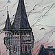 Заказать Картина Старая башня Графика. Студия NZ. Ярмарка Мастеров. . Картины Фото №3
