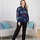 NATALINI Блузка из шифона с цветочным принтом plus size. Блузки. NATALINI. Ярмарка Мастеров.  Фото №5