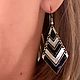 Заказать Винтаж: Серьги с цветными эмалями.  Франция. Lorena.bijoux. Ярмарка Мастеров. . Серьги винтажные Фото №3
