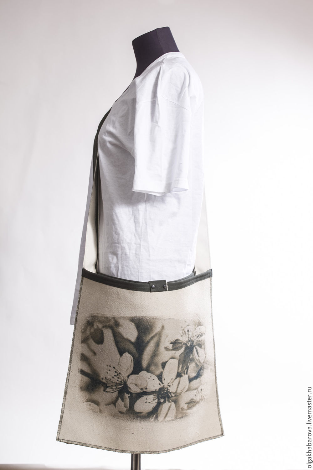 сумка минималистичная большая с принтом, Сумка-мешок, Красногорск,  Фото №1