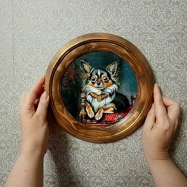 Картина Чихуахуа акриловые краски. . Картины и панно ручной работы - Ярмарка Мастеров Картины и панно ручной работы. Ярмарка Мастеров - ручная работа Картина Чихуахуа акриловые краски. Handmade.