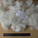 Fluff for spinning. From a rabbit. 5-7 cm length. White, delicate. Wool. Klubok-nitok. My Livemaster. Фото №5