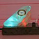 Watch with backlight: rock crystal and obsidian, Backlit Clocks, Izhevsk,  Фото №1
