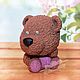'Funny bear ' soap souvenir children's figure gift, Soap, Moscow,  Фото №1
