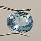 Аквамарин 7.15ct. овал (Бразилия). Кристаллы. Зов Камня - магазин украшений. Ярмарка Мастеров.  Фото №8