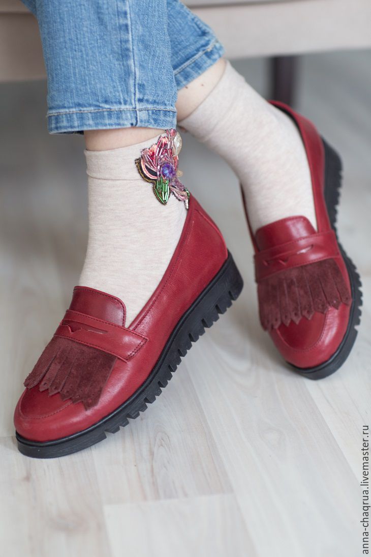 Купить Женские лоферы Anna Chaqrua - обувь, обувь ручной работы, обувь ...