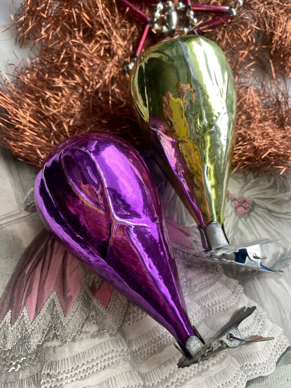 Винтаж: Набор винтажных елочных игрушек. СССР купить в интернет ...