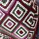 Шарф-палантин п/ш крючком из мотивов бабушкин каадрат. Шарфы. Подарки  IrishcrochetGift. Ярмарка Мастеров.  Фото №8