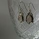 Серьги с розовым кварцем в серебре. Серьги классические. Miy-gems. Ярмарка Мастеров.  Фото №4