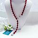 Garnet and chalcedony necklace, Necklace, Moscow,  Фото №1