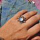 Кольцо с лунным камнем "Солнечное". Кольца. Karma-jewelry. Ярмарка Мастеров.  Фото №5