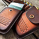 Футляр для документов охотника. Кошельки. Handy Beast Leather. Интернет-магазин Ярмарка Мастеров.  Фото №2