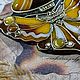 Кулон " Янтарный мотылёк " , на кожаном шнуре. Кулон. 'Приручая сны' - скульптурная миниатюра (priruchaya-sny). Ярмарка Мастеров.  Фото №12