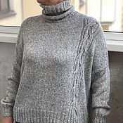 Одежда handmade. Livemaster - original item Sweater with an asymmetric harness. Handmade.