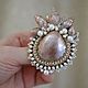 Sea Shell Brooch for Women, Designer Stylish Jewelry. Brooches. VeninnaS (  Avtorskie aksessuary). Ярмарка Мастеров.  Фото №4