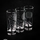 Dawn in the mountains. Set of wine glasses. Shot Glasses. ArtGraving. Online shopping on My Livemaster.  Фото №2