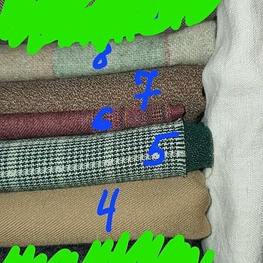 Материалы для творчества ручной работы. Ярмарка Мастеров - ручная работа Ткань шерсть полушерсть СССР времен. Handmade.
