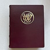Сувениры и подарки handmade. Livemaster - original item Monogrammed Record Book (gift leather book). Handmade.