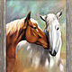 The Painting 'Horse. A couple', Pictures, Moscow,  Фото №1