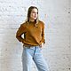 Sweater - Blooming Copper. Jumpers. Yuliya knitting. My Livemaster. Фото №5