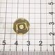 Кнопка магнитная 14 мм золото, Кнопки, Санкт-Петербург,  Фото №1
