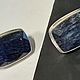Серьги "Антик-Кушон" с Уральскими Сапфирами 8 Ct. Серьги классические. Роберт Серебро 999.. Ярмарка Мастеров.  Фото №6