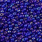 Материалы для творчества handmade. Livemaster - original item 10 grams of 10/0 seed Beads, Czech Republic 61300 Premium Preciosa blue rainbow transparent. Handmade.