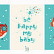 Набор постеров в детскую "Be happy". Метрики. MARI♥Pictures. Ярмарка Мастеров.  Фото №4