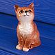 Заказать Винтаж: Фигурка рыжей кошечки (или котика) от Beswick. Farfor Сlub. Ярмарка Мастеров. . Статуэтки винтажные Фото №3