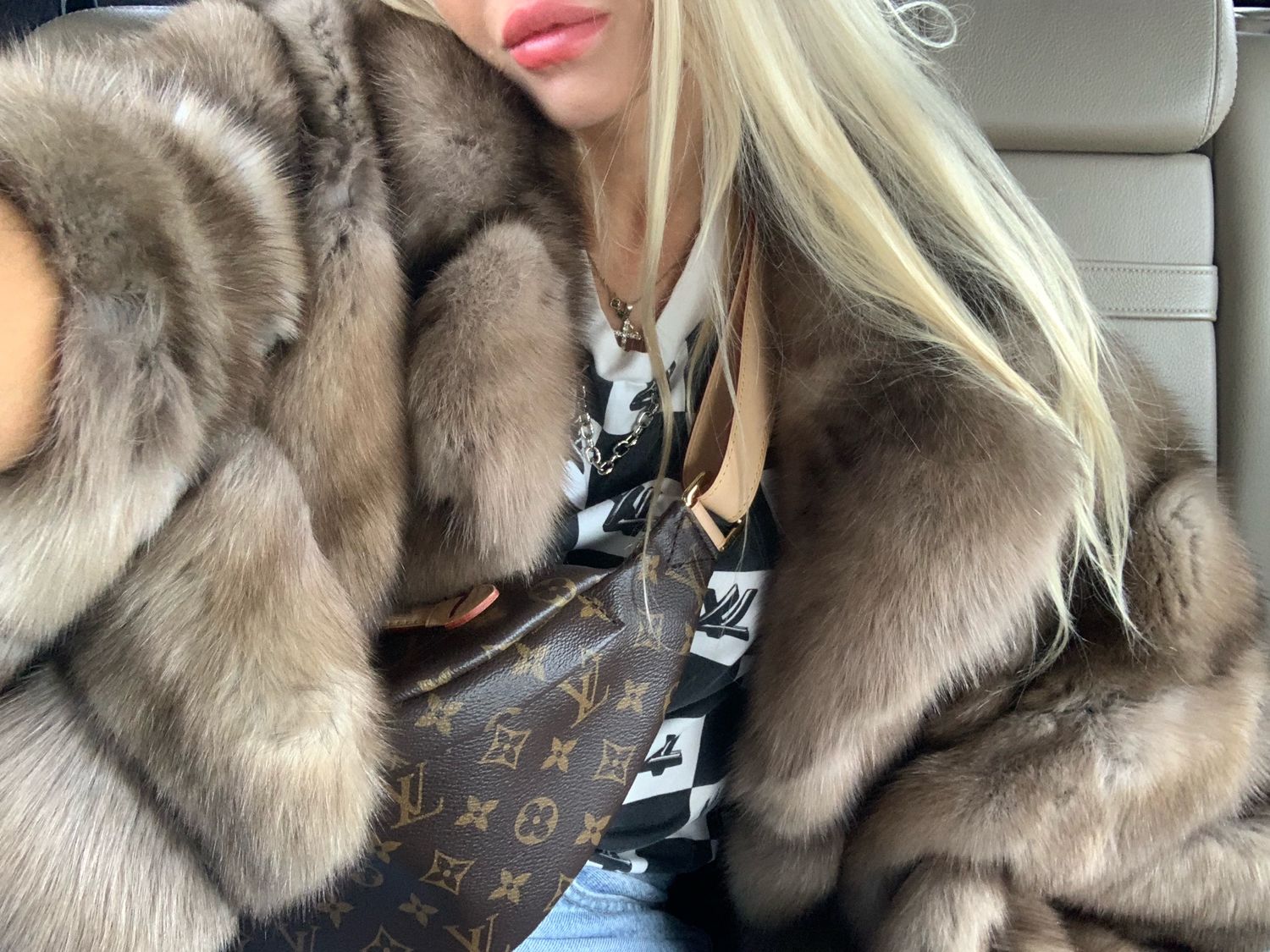 Парка с соболем Rich fur