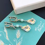 Украшения handmade. Livemaster - original item earrings : Mint Summer. Handmade.