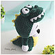 Order Bunny in a crocodile costume. Alina. Livemaster. . Stuffed Toys Фото №3