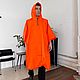 Order Raincoat Raincoat PONCHO orange Oxford fabric tailoring SPB. zuevraincoat (zuevraincoat). Livemaster. . Mens outerwear Фото №3
