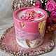 candles: Aromatic interior soy candle Barbie, in pink style. Candles. BronvenGift (bronven). Online shopping on My Livemaster.  Фото №2