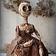 Скелет Миссис Chloe Chapman. Интерьерная кукла. Мир кукол Лоры Пинтсон. Ярмарка Мастеров.  Фото №4