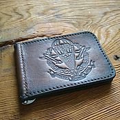 Сумки и аксессуары handmade. Livemaster - original item Money clip made of genuine leather. Handmade.