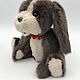 Собака, щенок игрушка из натурального меха. Мягкие игрушки. KS’youToys (ksuushapolza). Ярмарка Мастеров.  Фото №4
