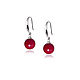 Silver earrings with red coral. Art.139. Earrings. TRUVELLA. Online shopping on My Livemaster.  Фото №2
