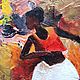  ' African dancing by the campfire' acrylic painting. Pictures. flamemilady. My Livemaster. Фото №4
