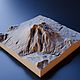 3D STL Модель Вулкана Мутновская Сопка, Шаблоны для печати, Майкоп,  Фото №1