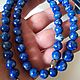 СССР люкс ретро лазурит советские бусы 49 см бирочка коробочка. Бусы. Vintage Gems Bijoux. Ярмарка Мастеров.  Фото №13
