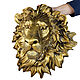 Заказать Голова льва из бронзы на стену. ARTs & CRAFTs. Ярмарка Мастеров. . Элементы интерьера Фото №3
